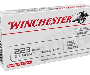 WIN USA TRGT 223REM 55GR FMJ 20/1000