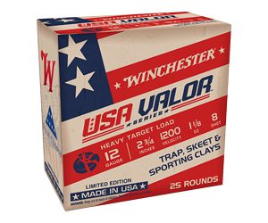 WIN USA VALOR 12GA 2.75 #8 25/250