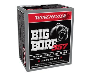 WIN BIG BORE 357 MAG 158GR 20/200