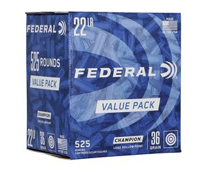 FED 22LR 36GRN LEAD HP 525 CT