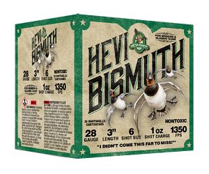 HEVI BISMUTH 28GA 3 1OZ #6 25/250