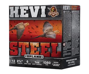 HEVI STL UPLND 12GA 2.75 #6 25/250