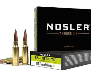 NOSLER 6.5 GRENDEL 120GR BT 20/200