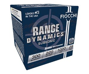 FIOCCHI RNG DYNA 300BLK 220GR 25/500