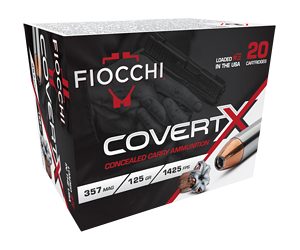 FIOCCHI COVERT X 357MAG 125GR 20/200