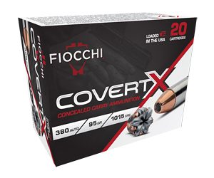 FIOCCHI COVERT X 380ACP 95GR 20/200