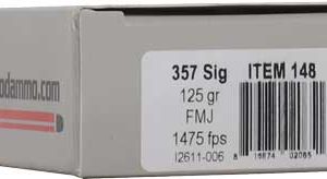 UNDERWOOD 357 SIG 125GR FMJ FN