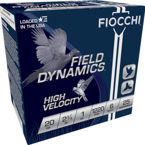 FIOCCHI 20GA 2.75" 1OZ #6