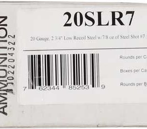 FIOCCHI STEEL 20GA 2.75" 7/8OZ