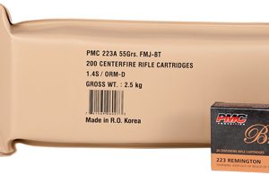 PMC 223 REM 55GR FMJ-BT
