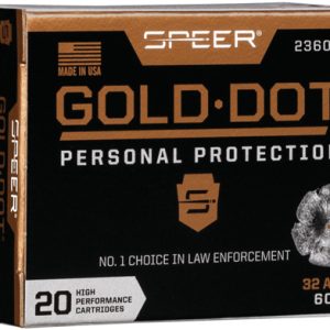 SPEER GOLD DOT 32 ACP 60GR