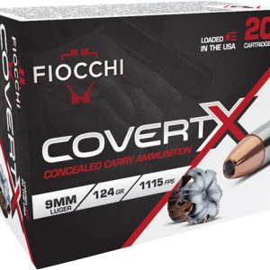 FIOCCHI 9MM LUGER 124GR JHP