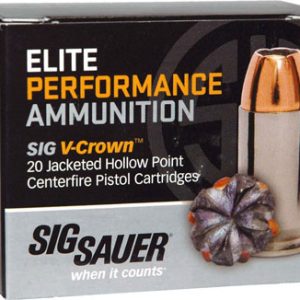 SIG 9MM LUGER 124GR ELITE JHP