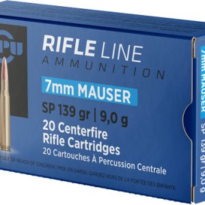 PPU 7X57MM MAUSER 139GR JSP