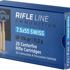 PPU 7.5X55 SWISS 174GR JSP