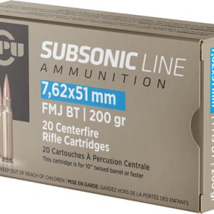 PPU SUBSONIC 7.62X51 200GR