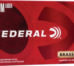 FEDERAL 9MM LUGER 115GR FMJ